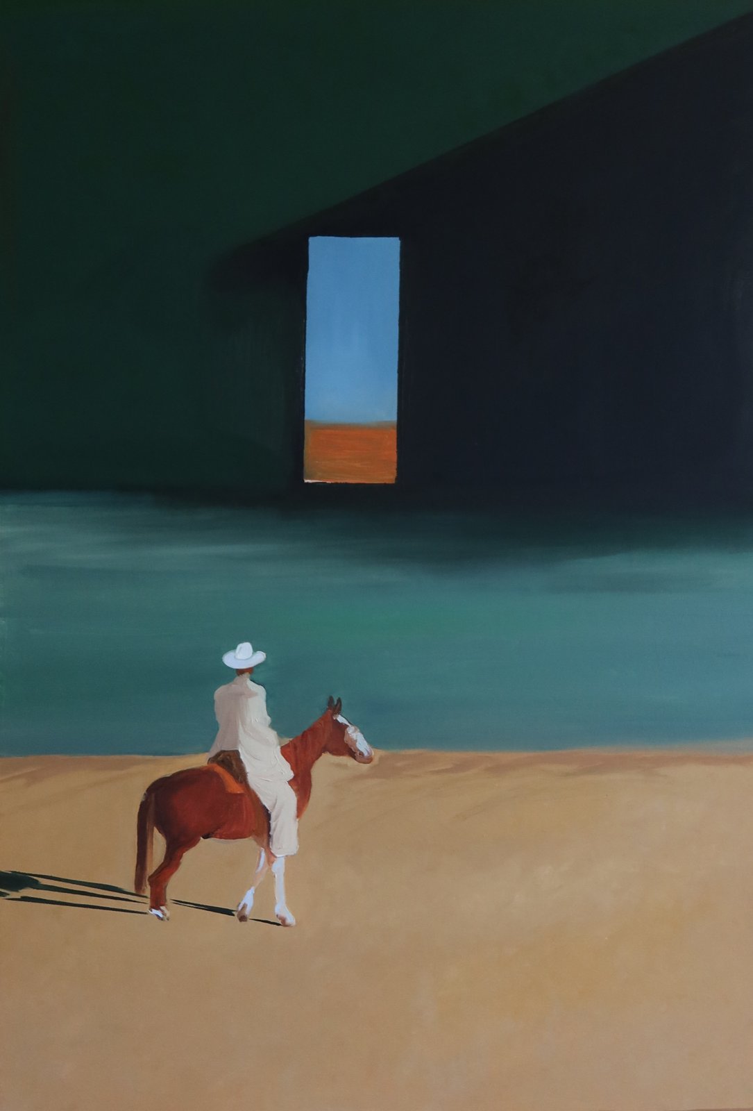Horse, oil painting by Natalie Nagel