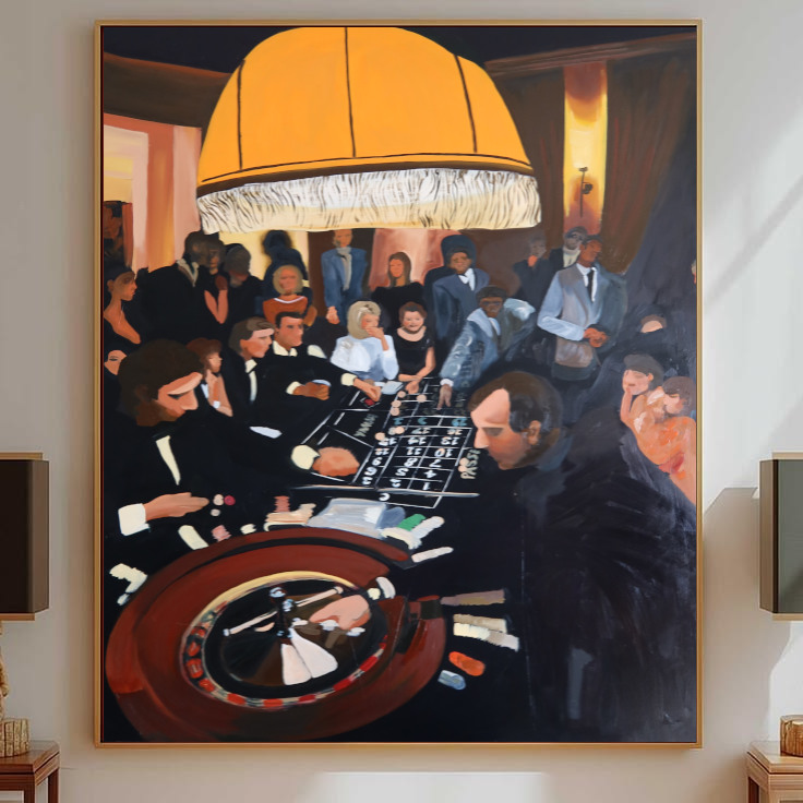 777, oil painting by Natalie Nagel