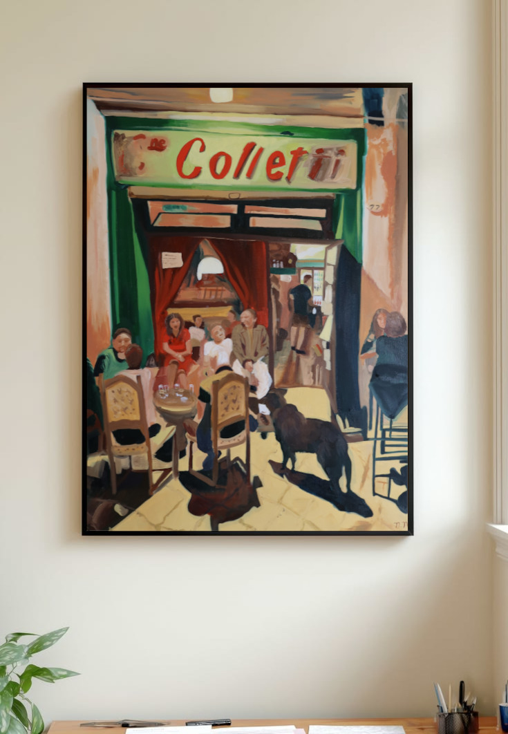 Euro Summer, oil painting by Natalie Nagel